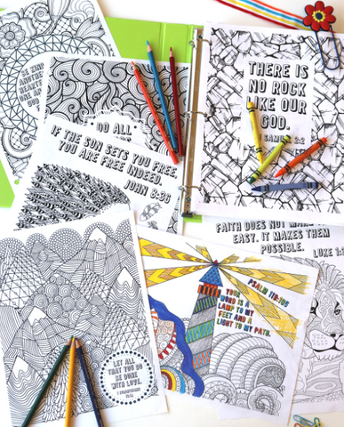 KJV 127 Sheet Coloring Page Bundle